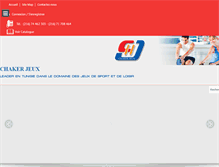 Tablet Screenshot of chakerjeux.com.tn